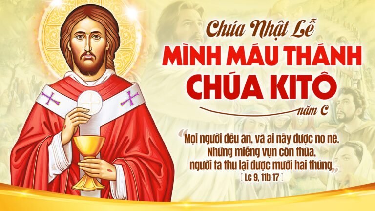 Suy niệm Lời Chúa - Chúa Nhật lễ Mình Máu Thánh Chúa: Qùa tặng Tình yêu 508657749_10164279074534893_6434554358839656609_n