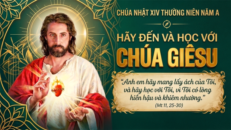 Suy Niệm Lời Chúa - Chúa Nhật 14 thường niên - Năm A: Hiền Lành Và Khiêm Nhường 14 THƯỜNG NIÊN NAM A